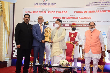 Maharashtra Industrial & Economic Development Association has presented 12th Edition of “PRIDE OF MAHARASHTRA AWARDS 2021” to Fermenta Biotech Ltd. as a Best Company of the Year Award for Excellence in Exports. The Award received by Mr. Prashant Nagre – Managing Director of Fermenta Biotech Ltd. and presented by Hon’ble Governor of Maharashtra, Shri Bhagat Singh Koshyari on 13th February 2022 at the Raj Bhavan, Mumbai.
