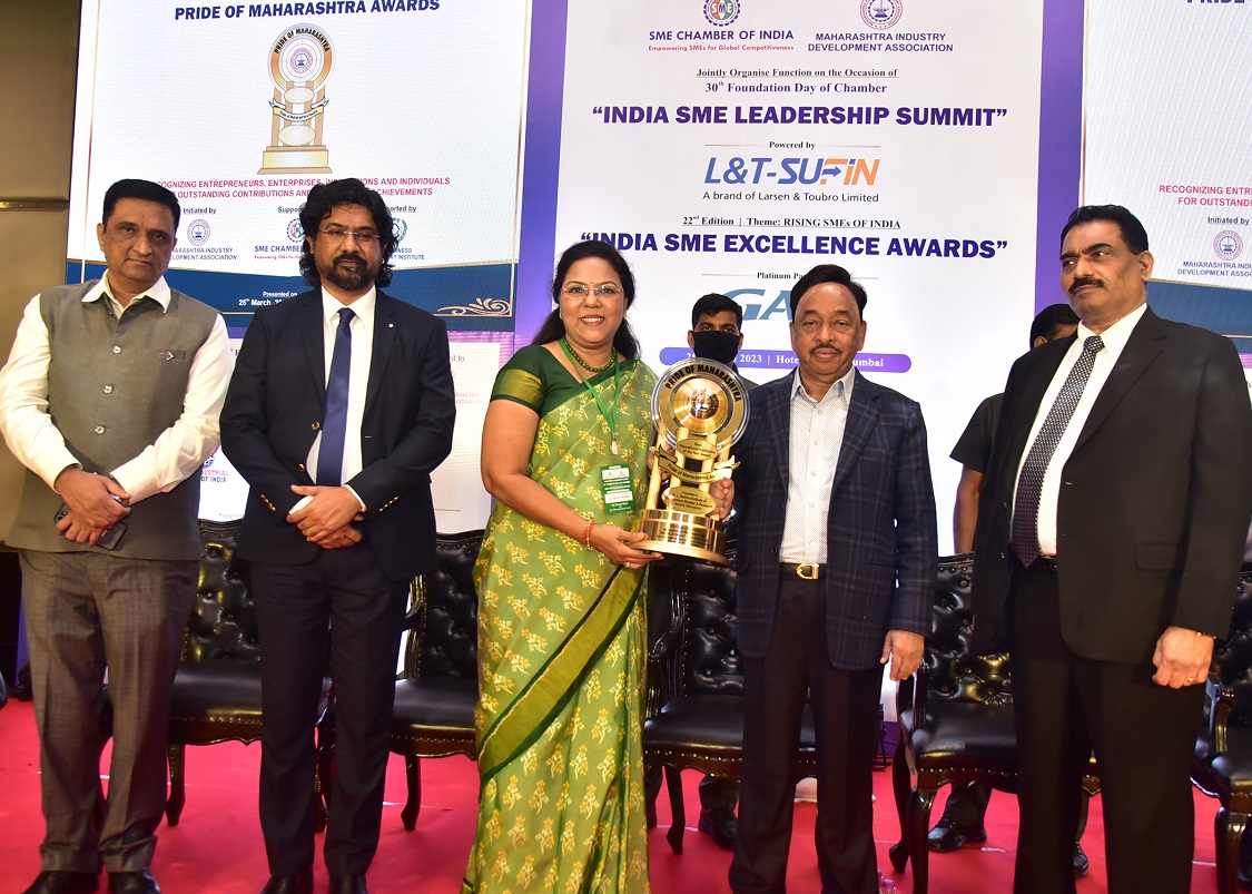 Shri Narayan Rane, Hon’ble Minister of MSME has also congratulated Dr. Seema Saini, CEO, N. L. Dalmia Institute of Management Studies & Research, Mumbai, for winning the prestigious “PRIDE OF MAHARASHTRA AWARD” for their unique contributions in the education field and for generating new entrepreneurship and start-ups.